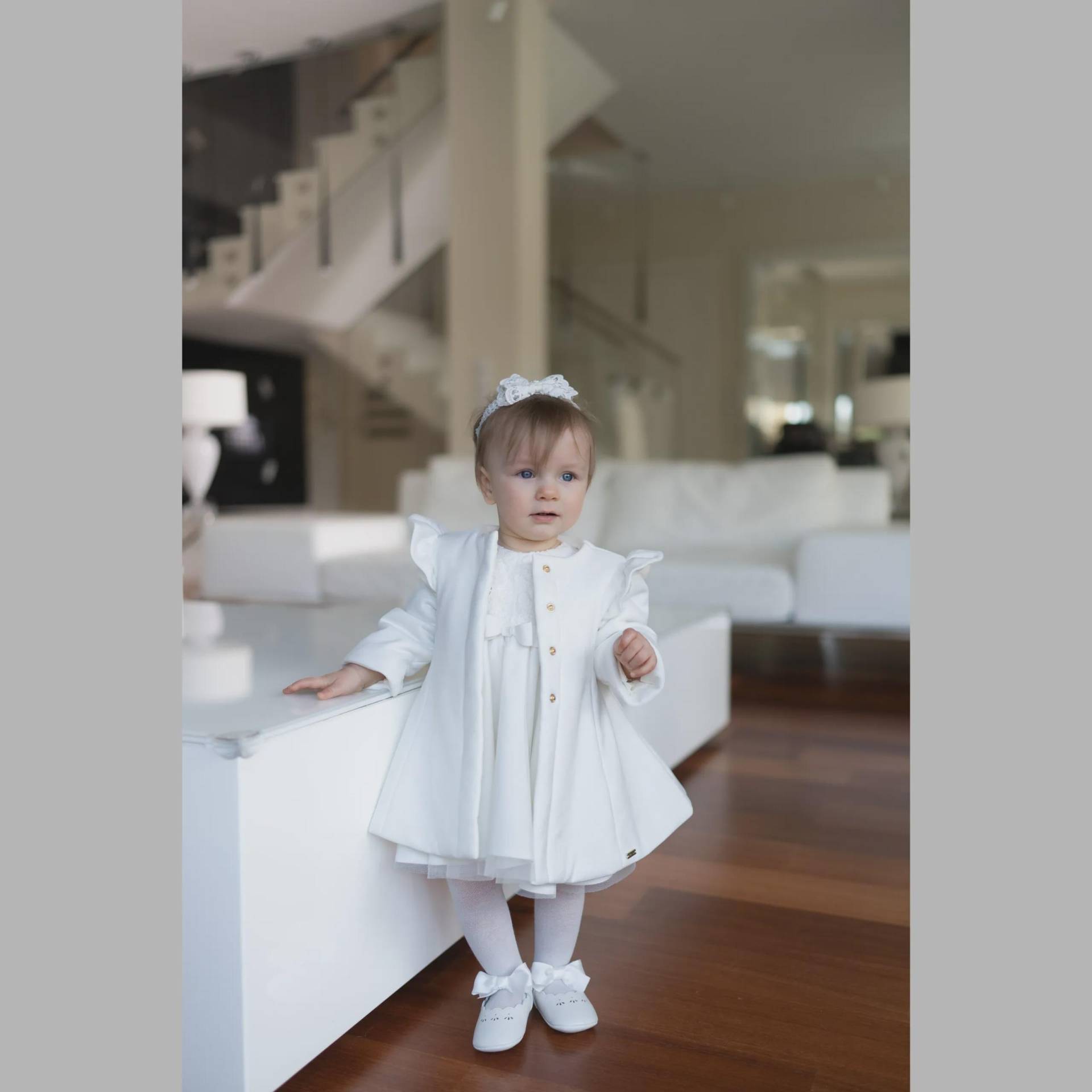 Mantel, Taufe , Taufmantel, Wintermantel, Herbstmantel, Fleece Babymantel, Taufmantel Für Ein Mädchen von ExklusivFestmode