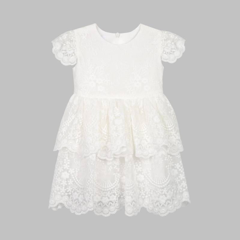 Taufkleid Babykleid 62 68 74 80 86 Elfenbein Baby Boho Kleid Mädchen Spitzenkleid Hochzeitskleid von ExklusivFestmode