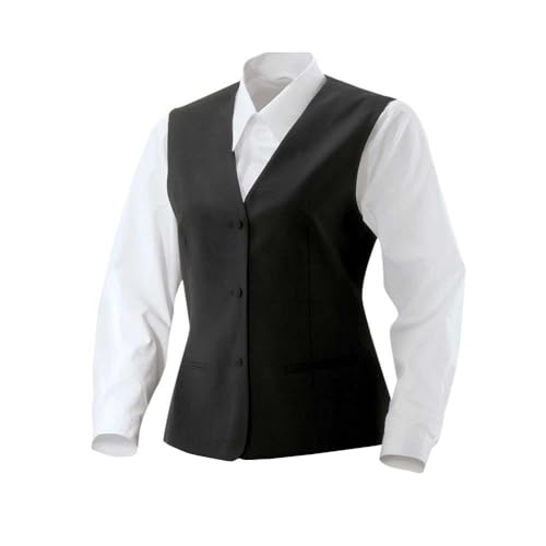 Exner Fashion Damen-Weste mit Taschen, BASIC, Fb. schwarz, Gr. 50 von Exner