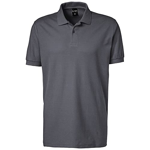 EXNER Herren Polo-Shirt für Medizin, Gastro, Freizeit, Sport, Golf, Farbe Graphit, Größe 5XL von EXNER