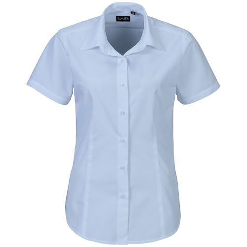 Exner Damenbluse halbarm Fb. Light Blue Gr. 42 von Exner