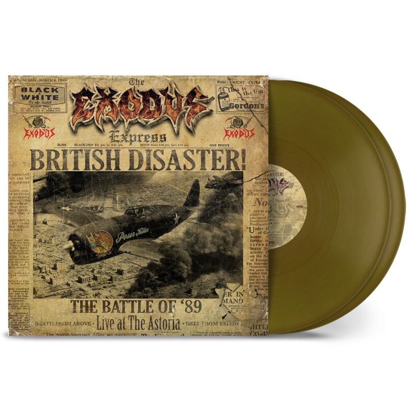 Exodus British disaster: The battle of '89 (Live at the Astoria) LP multicolor von Exodus