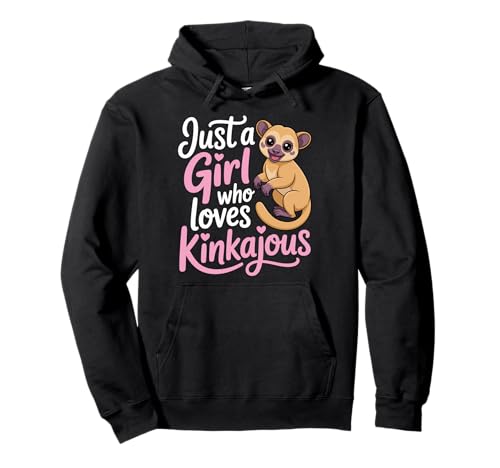 Just A Girl Who Loves Kinkajous Exotic Pet Pullover Hoodie Just A Girl Who Loves Kinkajous Exotic Pet Pullover Hoodie von Exotic Pet Lover Kinkajou Animal Mischief