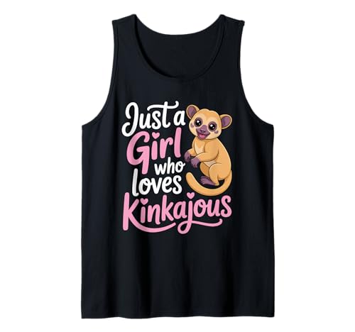 Just A Girl Who Loves Kinkajous Exotic Pet Tank Top Just A Girl Who Loves Kinkajous Exotic Pet Tank Top von Exotic Pet Lover Kinkajou Animal Mischief