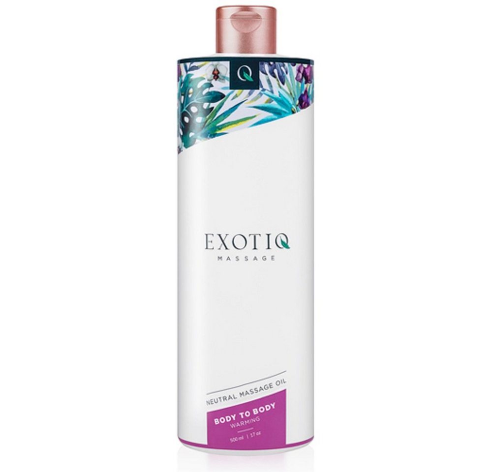 Exotiq Massageöl Body To Body Warming Flasche mit 500ml, 1-tlg., wärmendes Körperöl für entspannende Ganzkörpermassagen Exotiq Massageöl Body To Body Warming Flasche mit 500ml, 1-tlg., wärmendes Körperöl für entspannende Ganzkörpermassagen von Exotiq
