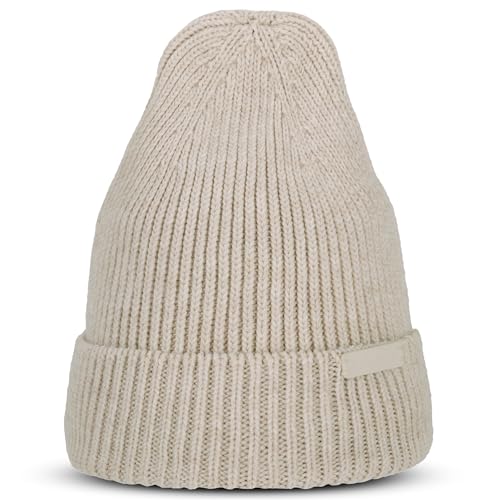 Expatrié Beanie Damen Beige - Luna - Strickmütze für Herbst Winter - Weiche Warme Wintermütze - Mütze Stylisch Elegant & Zeitlos von Expatrié