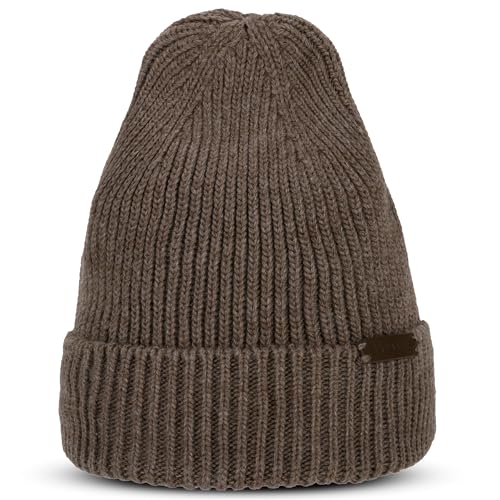 Expatrié Beanie Damen Braun - Luna - Strickmütze für Herbst Winter - Weiche Warme Wintermütze - Mütze Stylisch Elegant & Zeitlos von Expatrié