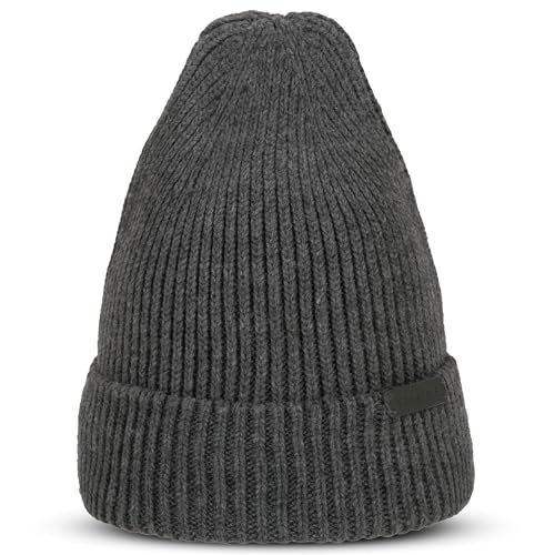 Expatrié Beanie Damen Grau - Luna - Strickmütze für Herbst Winter - Weiche Warme Wintermütze - Mütze Stylisch Elegant & Zeitlos von Expatrié