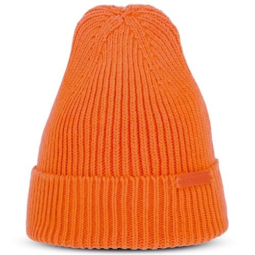 Expatrié Beanie Damen Orange - Luna - Strickmütze für Herbst Winter - Weiche Warme Wintermütze - Mütze Stylisch Elegant & Zeitlos von Expatrié