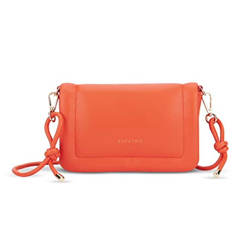 Expatrié Handtasche Damen Klein Rot - Zoe Small - Clutch Tasche aus Veganem Leder - Elegante Kleine Umhängetasche für Hochzeit Ausgehen & Party von Expatrié