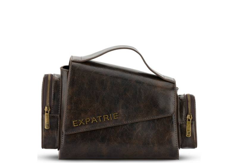 Expatrié Schultertasche Hunter Schultertasche für Damen Retro (1-tlg), Vintage Handtasche im asymmetrischen Design, wasserabweisend von Expatrié