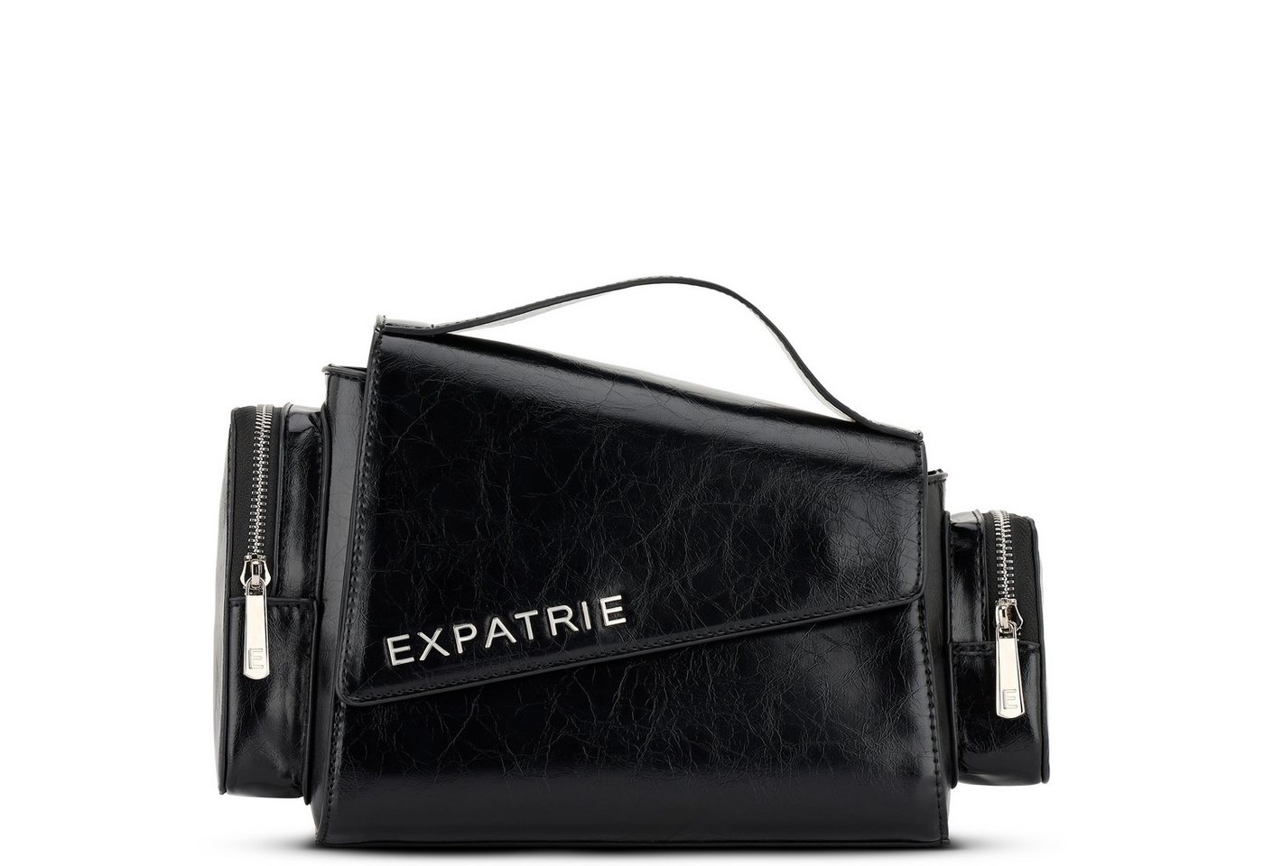 Expatrié Schultertasche Hunter Schultertasche für Damen Retro (1-tlg), Vintage Handtasche im asymmetrischen Design, wasserabweisend von Expatrié