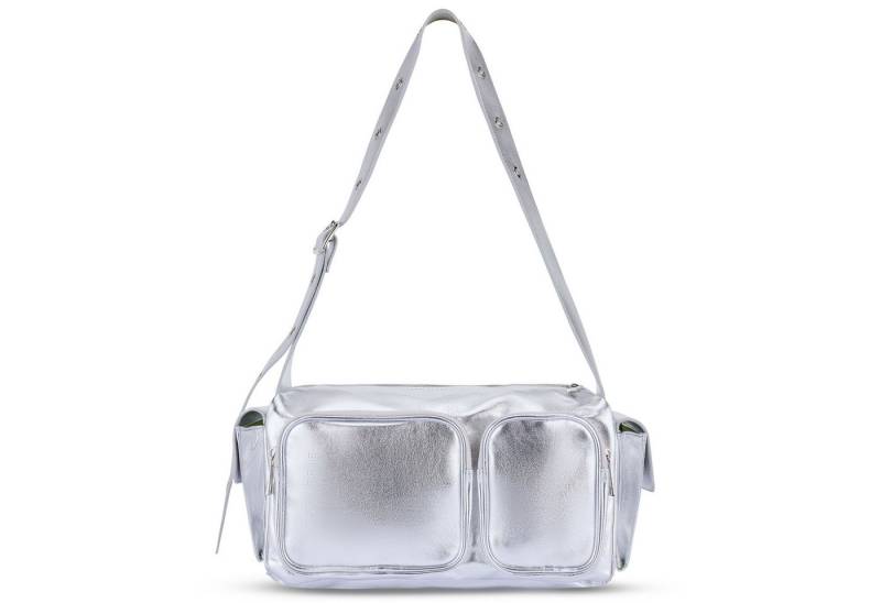 Expatrié Schultertasche Stella Schultertasche für Damen Y2K (1-tlg), Retro Metallic Handtasche, viele Taschen & Fächer, Wasserabweisend von Expatrié