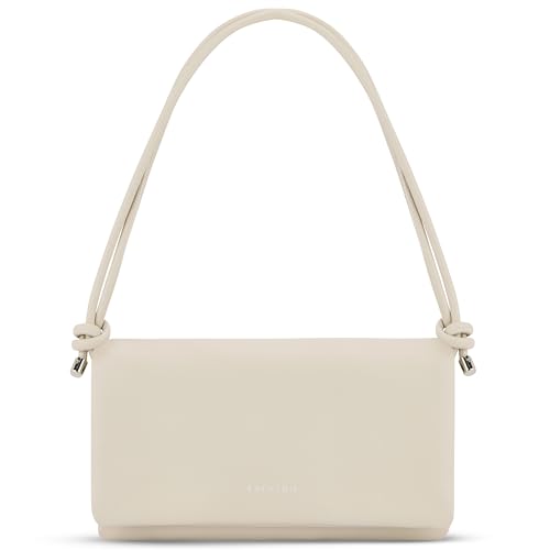 Expatrié Umhängetasche Damen Creme - Juliette - Stylische Clutch für Hochzeit, Party & Freizeit - 2 in 1 Kleine Handtasche - Crossbody Bag für Frauen - Längenverstellbarer Schultergurt von Expatrié