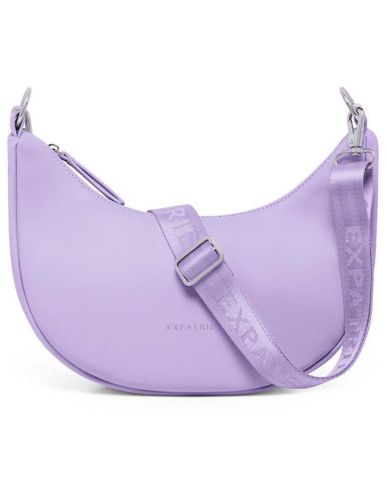 Expatrié Umhängetasche Lea Small Half Moon Bag Schultertasche, Elegante Crossbody Bag in Halbmond Form, Wasserabweisend von Expatrié