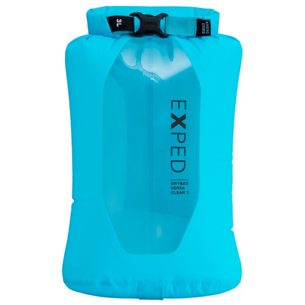 Exped - Drybag Versa Clear - Packsack Gr 3 l blau von Exped