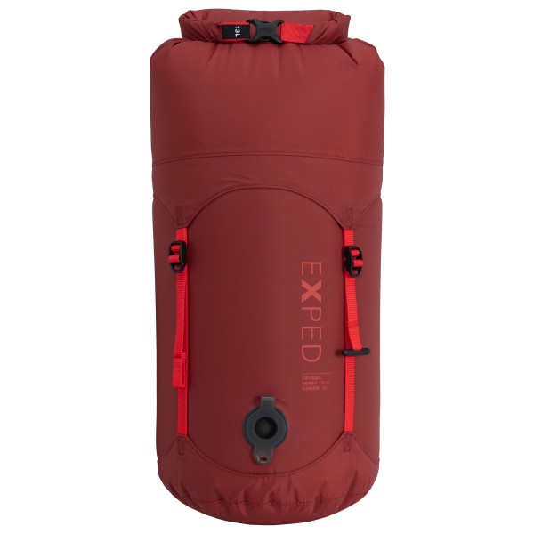 Exped - Drybag Versa Telecompression - Packsack Gr 13 l - 42 x 20 cm rot von Exped