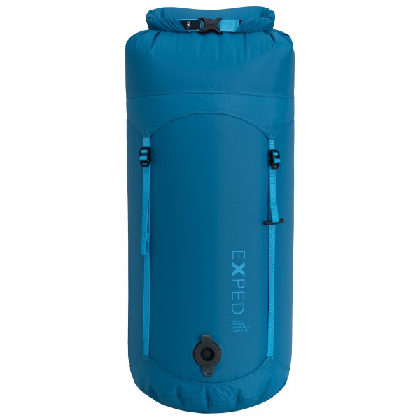 Exped - Drybag Versa Telecompression - Packsack Gr 19 l - 52 x 22 cm blau von Exped