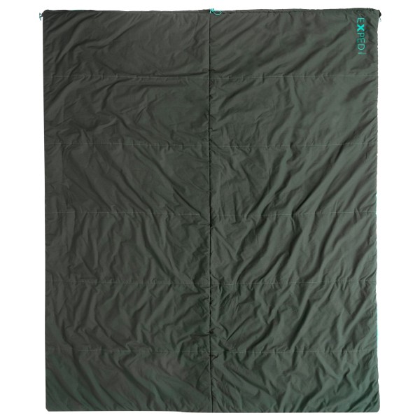 Exped - LuxeWool Sleepingbag Duo - Daunenschlafsack Gr Duo - 210 x 170 cm grau von Exped