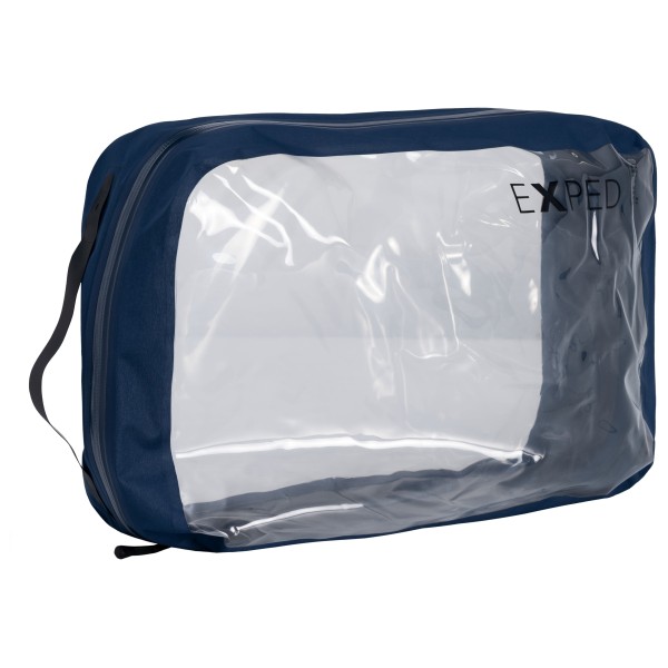 Exped - Organizer Cube Clear - Packsack Gr 12 l - 36 x 24 x 10 cm grau/blau von Exped