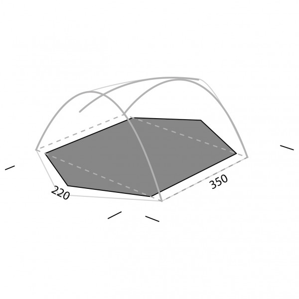 Exped - Venus III Footprint - Zeltunterlage grau von Exped