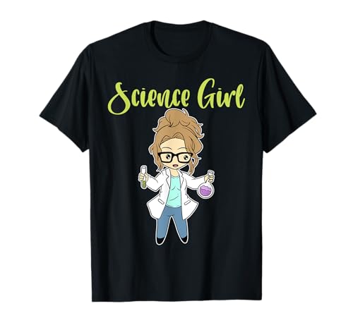 Science Girl Laboratory Scientist Science Wissenschaftlerin T-Shirt von Experimentelle Sammlung des Chemistry Science Lab