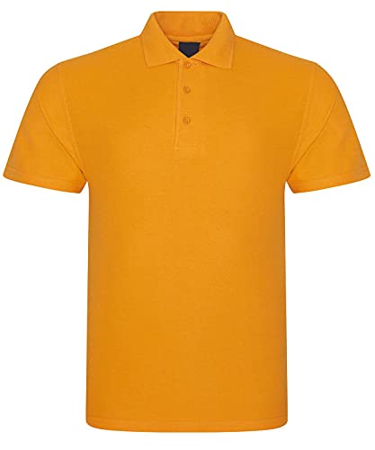 Herren-Poloshirt, kurzärmelig, einfarbig, für Arbeit, Freizeit – XS, S, M, L, XL, 2XL, 3XL, 4XL, 5XL, 6XL, 7XL, 8XL, Orange, 58 von Expert Workwear