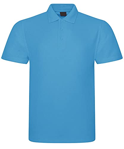 Herren-Poloshirt, kurzärmelig, einfarbig, für Arbeit, Freizeit – XS, S, M, L, XL, 2XL, 3XL, 4XL, 5XL, 6XL, 7XL, 8XL, türkis, 6XL von Expert Workwear