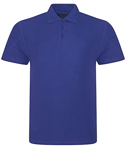 Herren-Poloshirt, kurzärmelig, einfarbig, für Arbeit, Freizeit – XS, S, M, L, XL, 2XL, 3XL, 4XL, 5XL, 6XL, 7XL, 8XL, violett, XXXXXXXL von Expert Workwear