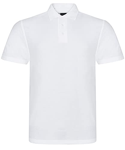 Herren-Poloshirt, kurzärmelig, einfarbig, für Arbeit, Freizeit – XS, S, M, L, XL, 2XL, 3XL, 4XL, 5XL, 6XL, 7XL, 8XL, weiß, 58 von Expert Workwear