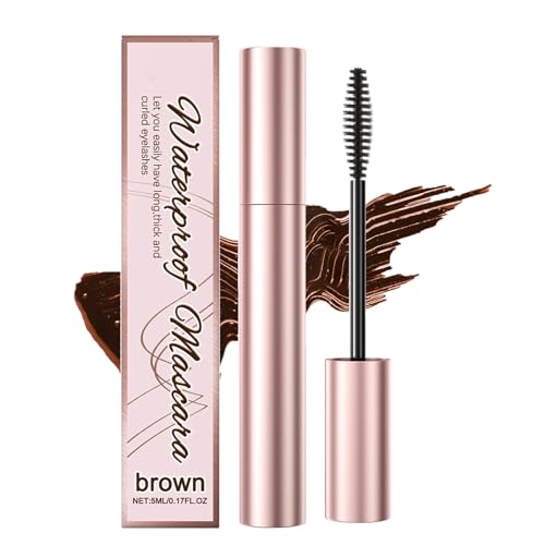 Declrationun Mascara, 2 Pack Decoration Tubing Mascara, Volume and Length Black & Brown Duo for Lash Makeup, Waterproof & Sweatproof Long Lasting Non-smudged(Braun) von Explcior