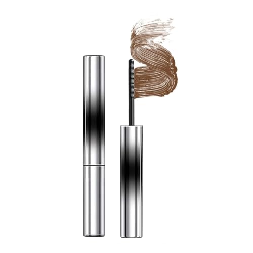 Faccelove Mascara, Faccelove's Ironeye Mascara Mit Metallbürste, 3D Curling Iron Wand Mascaras, Wimpern Färben Schwarz Eyelash Irons, Waterproof, Long-Lasting and Smudge-Free(Braun) von Explcior