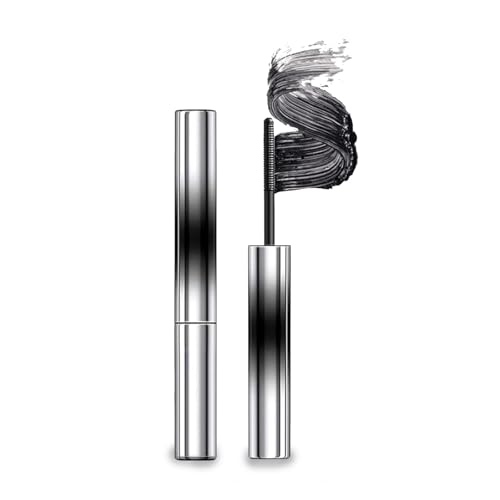 Faccelove Mascara, Faccelove's Ironeye Mascara Mit Metallbürste, 3D Curling Iron Wand Mascaras, Wimpern Färben Schwarz Eyelash Irons, Waterproof, Long-Lasting and Smudge-Free(Schwarz) von Explcior