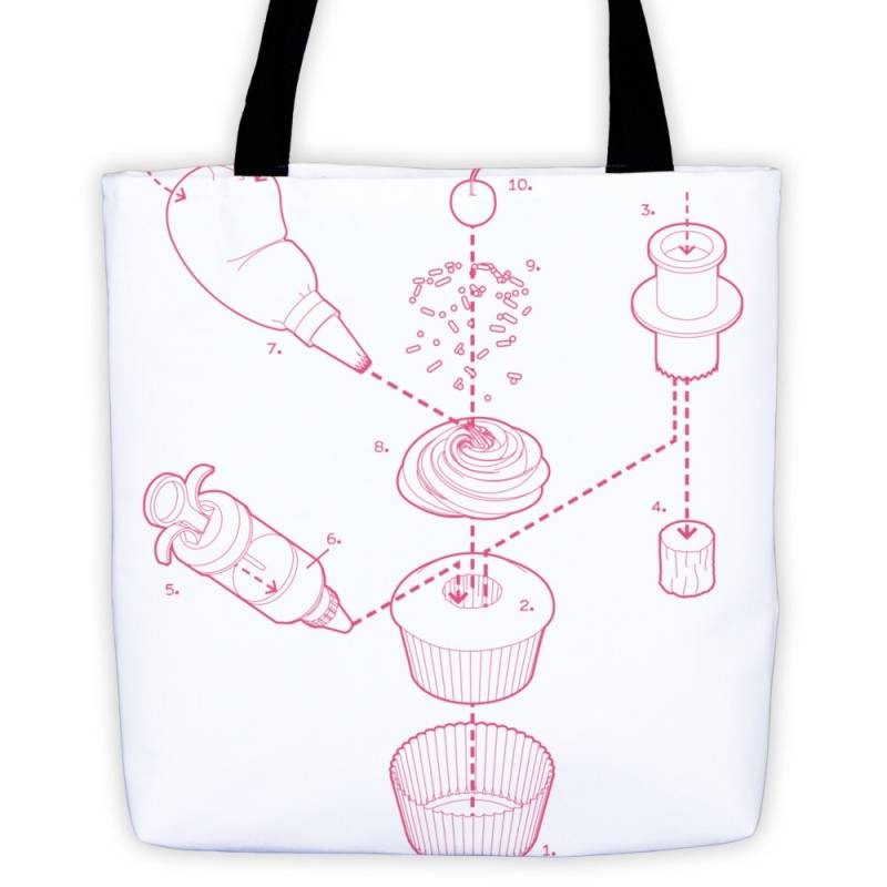 Aufgelöste Cupcake-Tasche von ExplodedDesigns