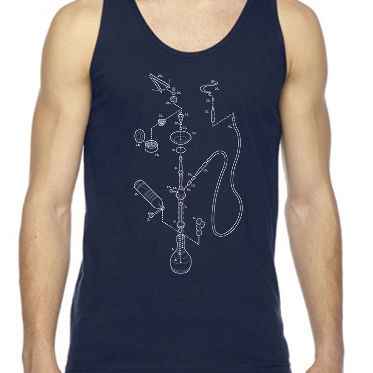 Aufgelöste Shisha Unisex Tank-Top von ExplodedDesigns