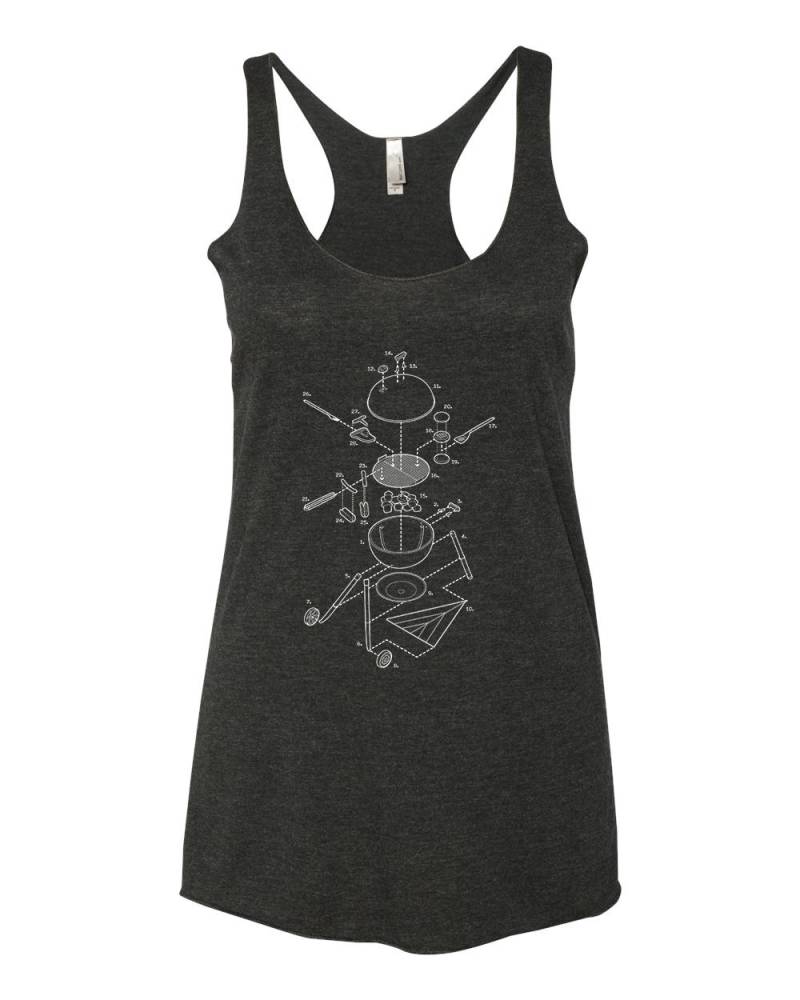 Grillen Frauen Racerback Tank Explodiert von ExplodedDesigns