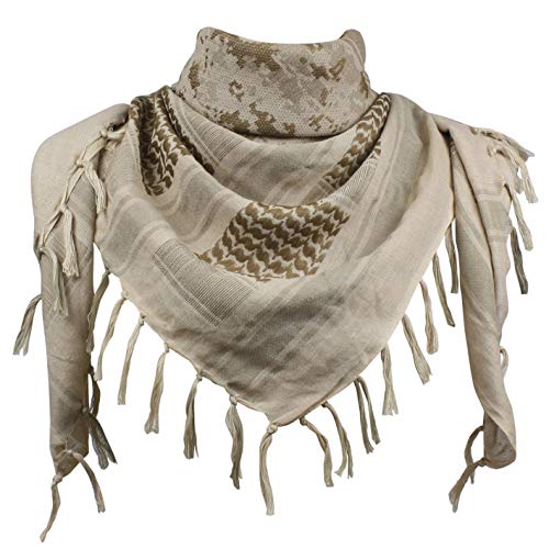 Explore Land 100 Baumwollschal, Militär, Shemagh Taktische Wüste Keffiyeh Gr. One size, Desert Camo von Explore Land