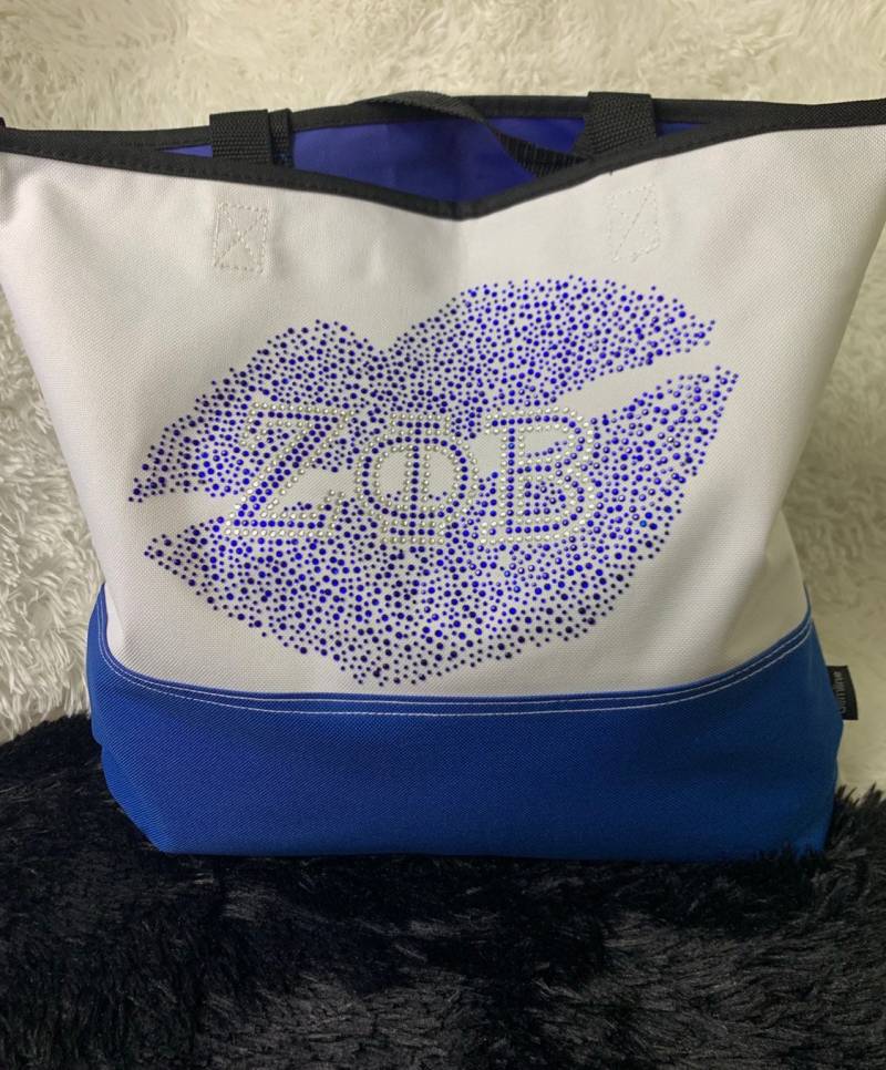 Zeta Phi Beta Strass Lippe Tote von ExpressiveStyle