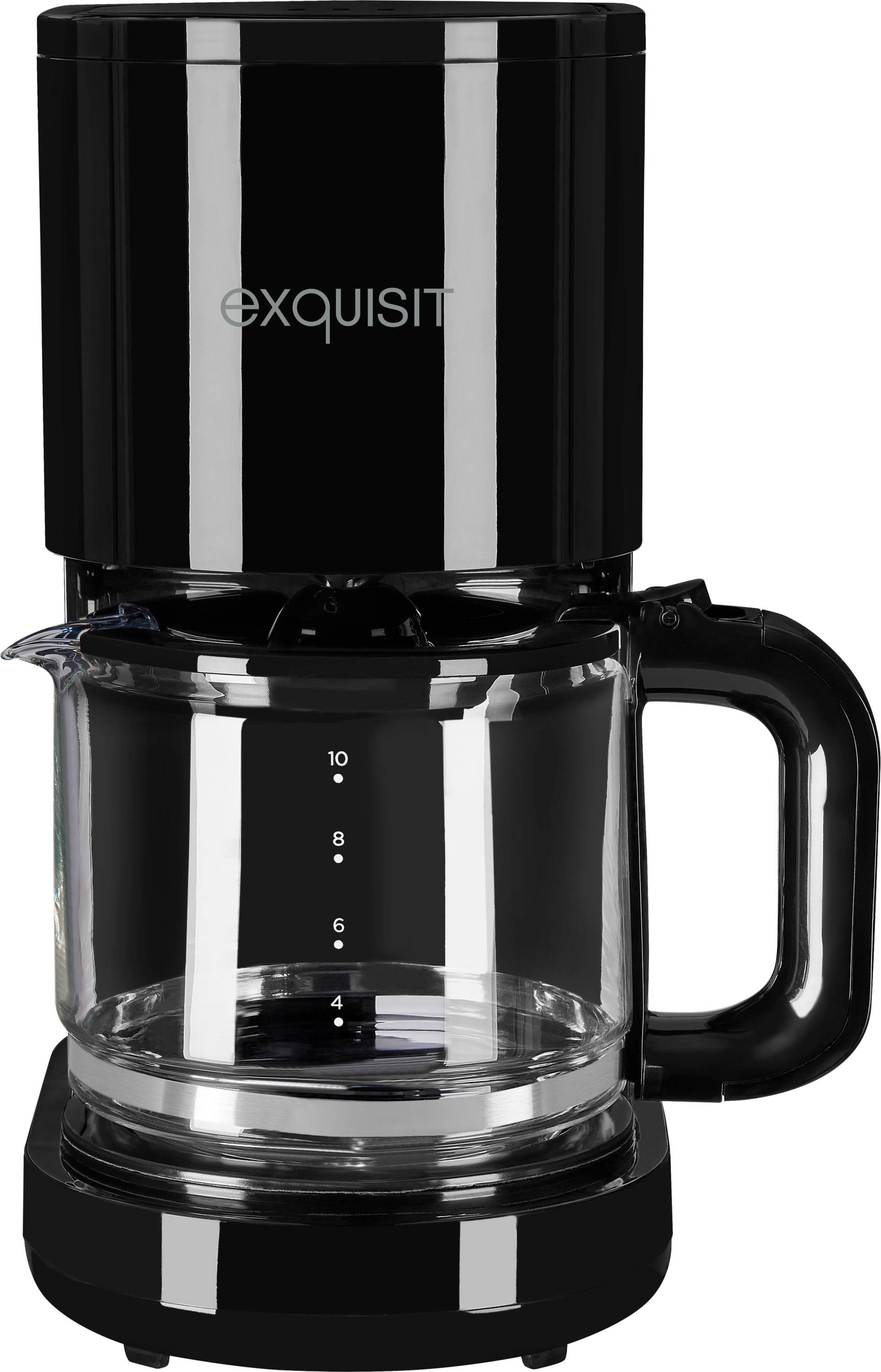exquisit Filterkaffeemaschine "KA 6103 swi" 1,25 l Kaffeekanne Papierfilter 1x4 von Exquisit