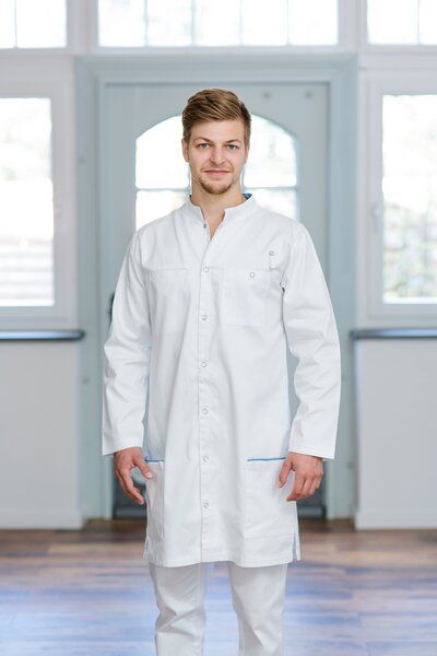 Exterior medical apparel GmbH Herren Kittel "Aloe" weiß/ schneeweiß von Exterior medical apparel GmbH