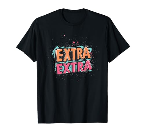 Cooles Extra Extra Speech Kostüm für Jungen und Mädchen T-Shirt von Extra Outfit