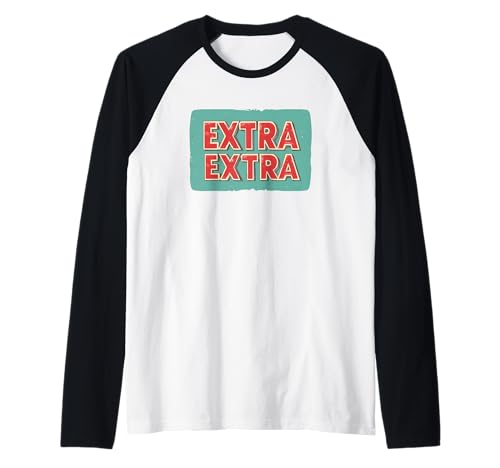 Lustiges Extra Extra Rede für Jungen und Mädchen Raglan von Extra Outfit