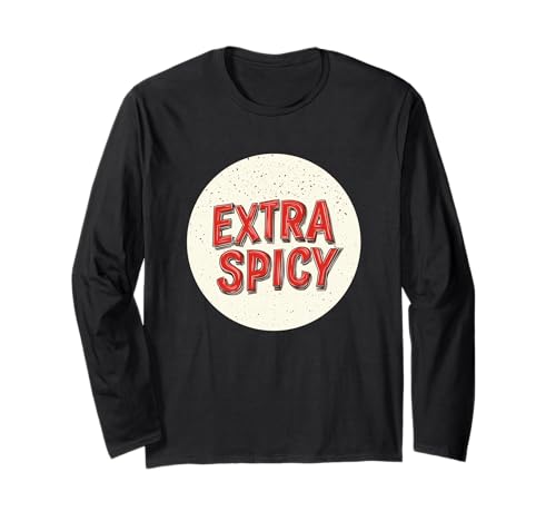 Schönes würziges Emblem für Jungen und Mädchen Langarmshirt Schönes würziges Emblem für Jungen und Mädchen Langarmshirt von Extra Spicy Outfit