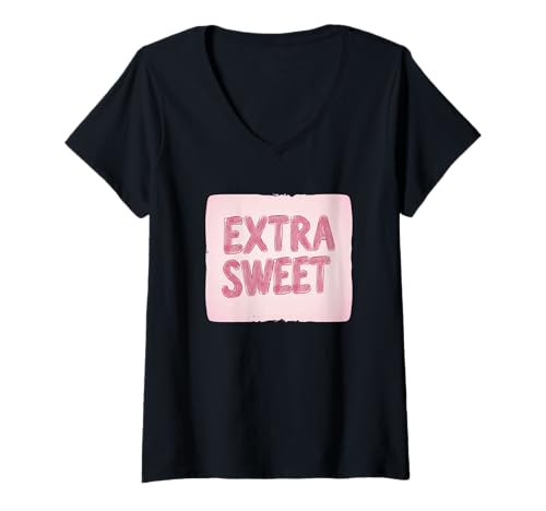 Damen Lustiges süßes Rede-Kostüm für Erwachsene und Kinder T-Shirt mit V-Ausschnitt Damen Lustiges süßes Rede-Kostüm für Erwachsene und Kinder T-Shirt mit V-Ausschnitt von Extra Sweet Outfit