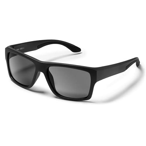 Eye Am Unisex Sonnenbrille schwimmfähig | Polarisierte Gläser & Ultraleicht | Floating Sportbrille für Damen & Herren | Modell: Lifestyle 1000 (A | Black) von Eye Am