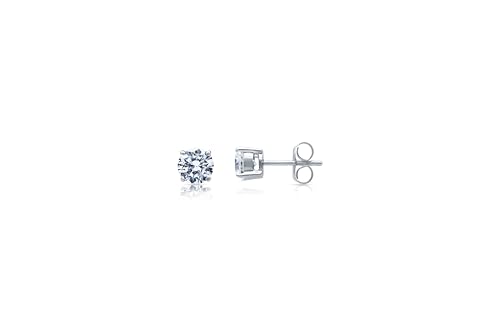 Eye Candy Damen-Ohrringe Stecker Zirkonia rhodiniert 925er Sterling Silber 6,5mm ECJ-ER0136 von Eye Candy