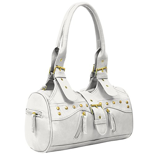 Eye Catch Miami Damen Designer Kunstleder Tote Damen Handtasche Schultertasche von Eye Catch