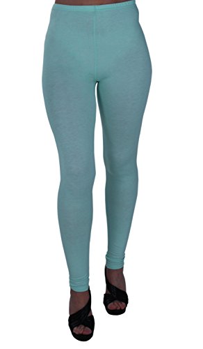 Eye Catch Oversize - Kaira Frauen Plus Size Stretch Damen-Hosen Leggings Ganzkörperansicht Hose Mint Green Größe 52/54 von Eye Catch