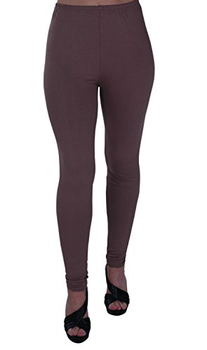 Eye Catch Oversize - Kaira Frauen Plus Size Stretch Damen-Hosen Leggings Ganzkörperansicht Hose Mokka Größe 48/50 von Eye Catch
