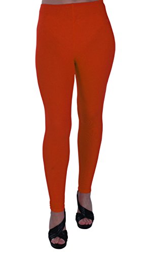 Eye Catch Oversize - Kaira Frauen Plus Size Stretch Damen-Hosen Leggings Hosen Ganzkörperansicht Orange Größe 56/58 von Eye Catch
